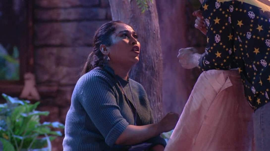 Afsana against the housemates