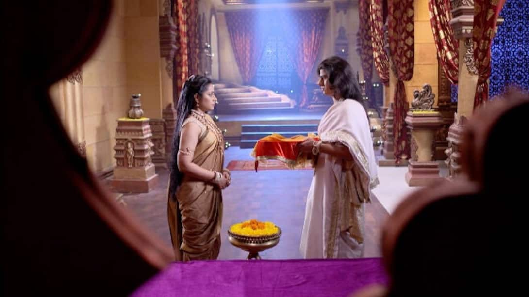 Ganesha's farewell gift to Parvati