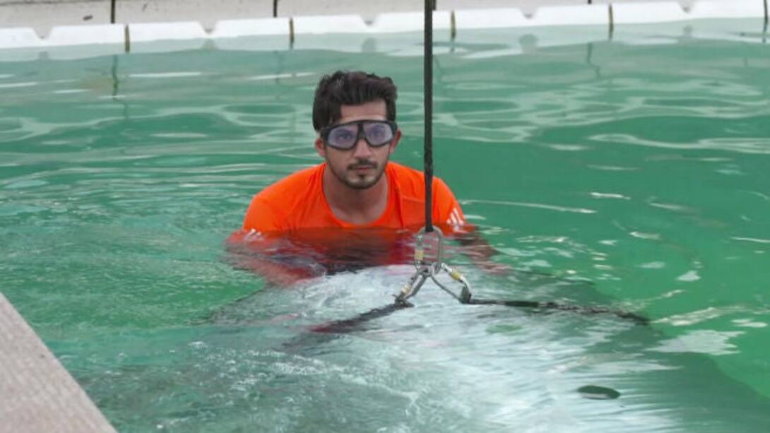 Can Arjun conquer the water tunnel?