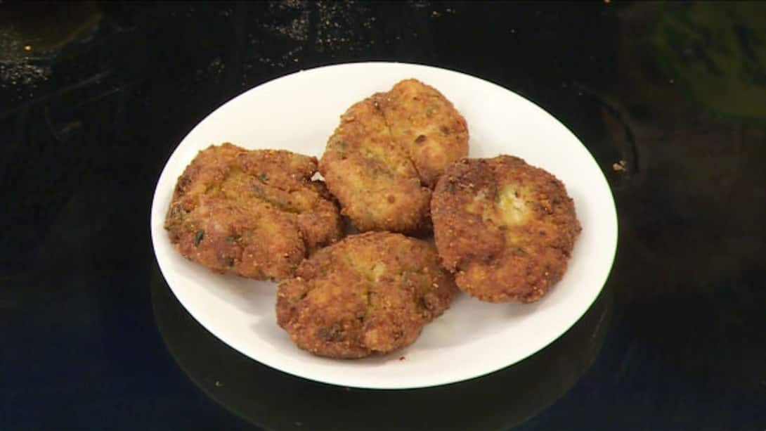 A delicious evening snack 'Fish croquette'