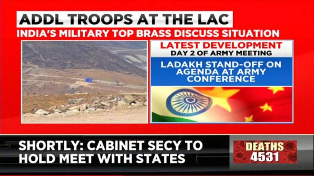 Stand-off continues at LAC between India and China; Indian military top brass discuss situation