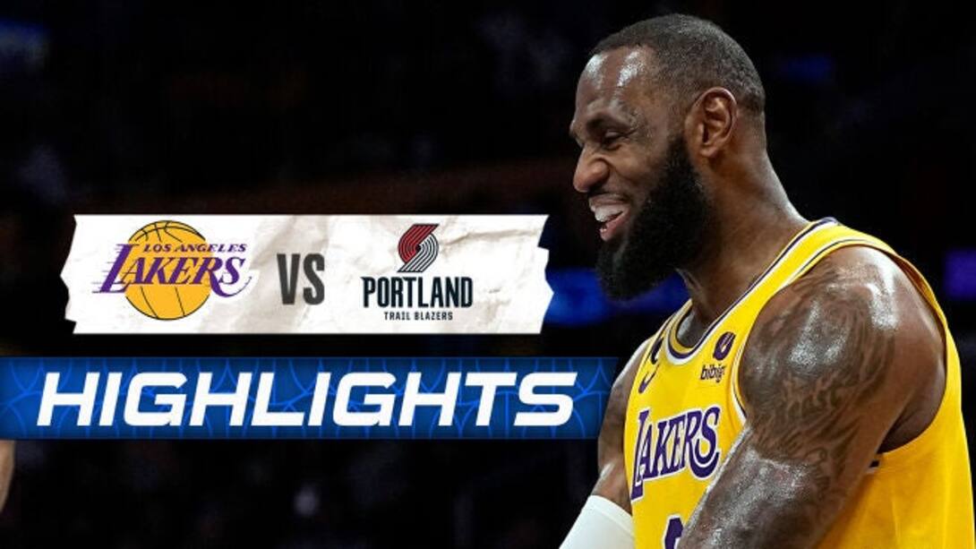 BLAZERS VS LAKERS HLS