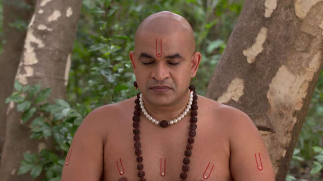 Swami enters intense meditation