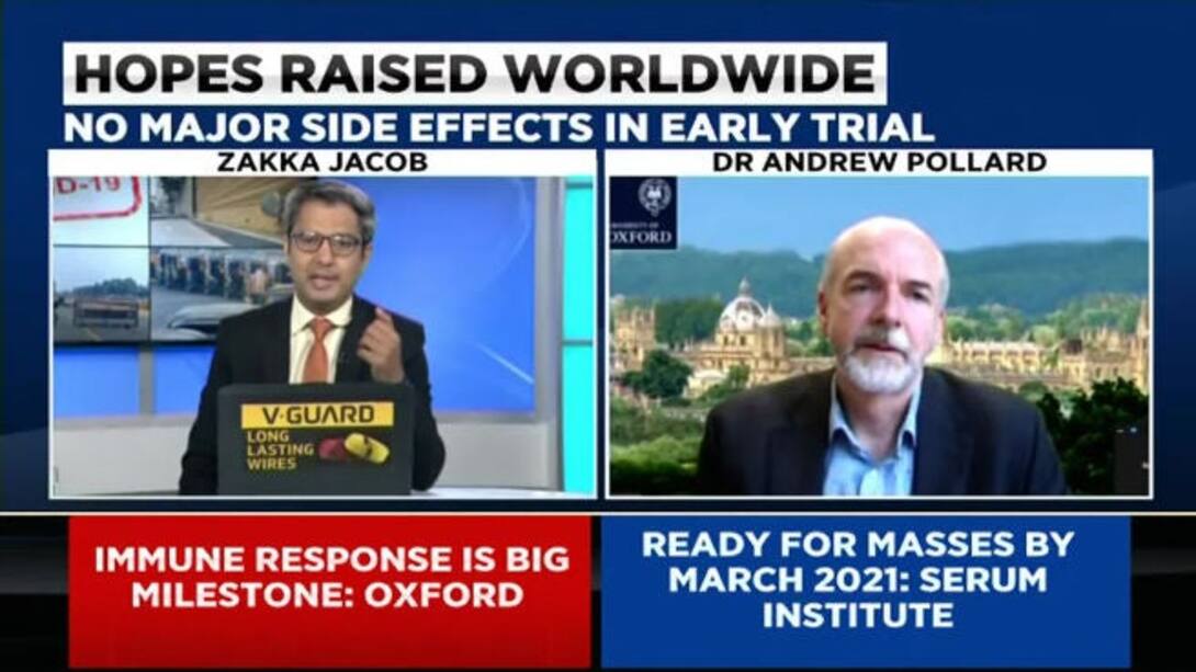 Watch Dr Andrew Pollard Director Of Oxford Vaccine Group Speaks On The