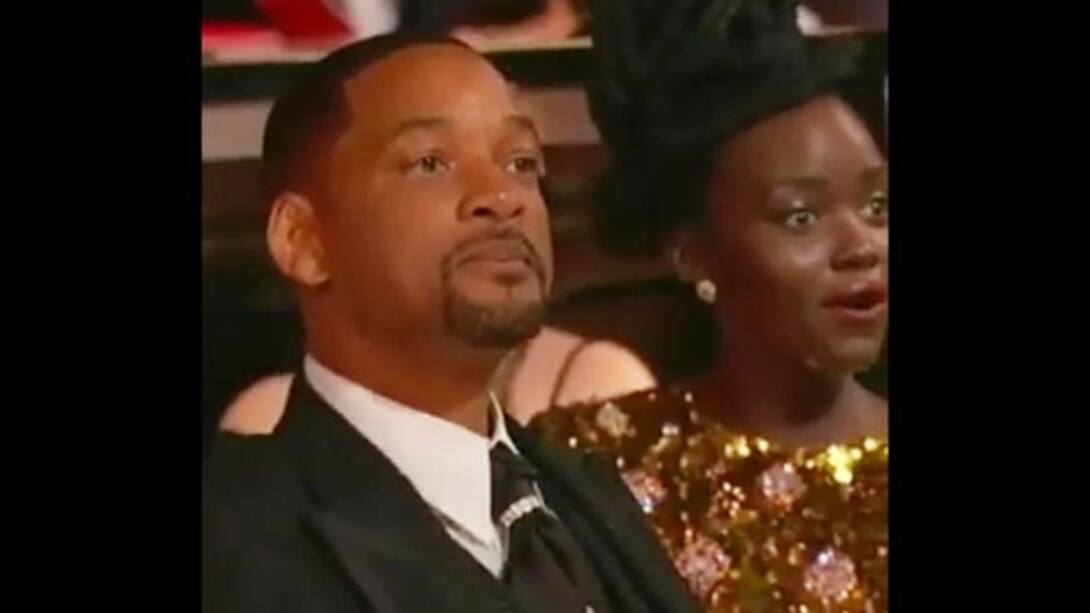 Watch Will Smith Punches Chris Rock For A Joke Made On Smith's Wife Oscars Shorts News On