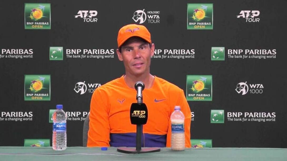 Nadal after his round 4 win