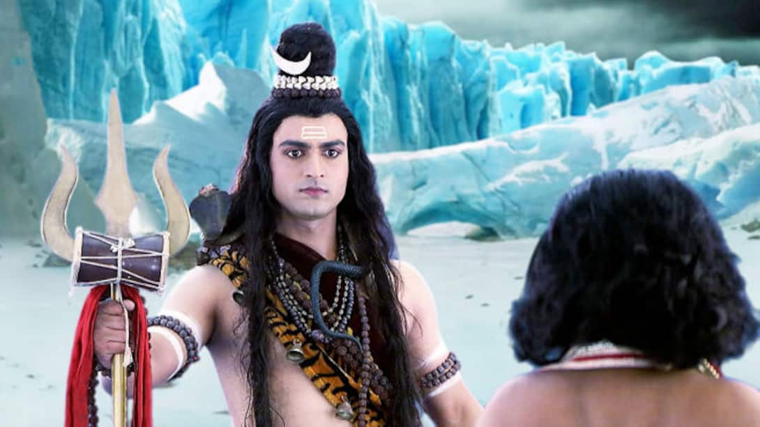Ganesha stops Mahadev from meeting Parvati