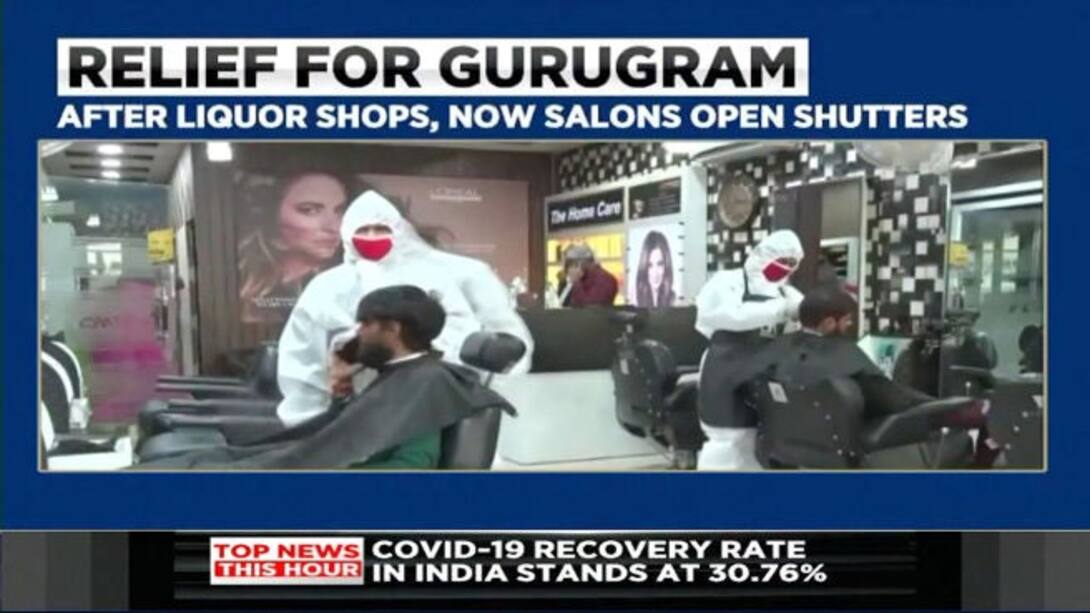 Watch Salons Reopen In Gurugram Amid Lockdown Relaxations News On