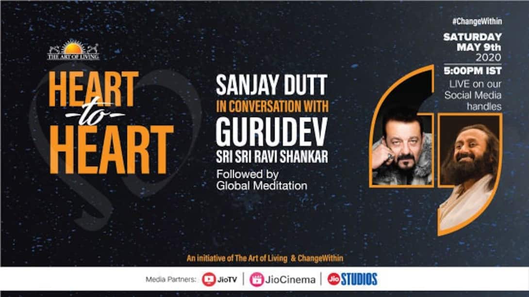 Sanjay Dutt in Conversation with Gurudev Sri Sri Ravi Shankar