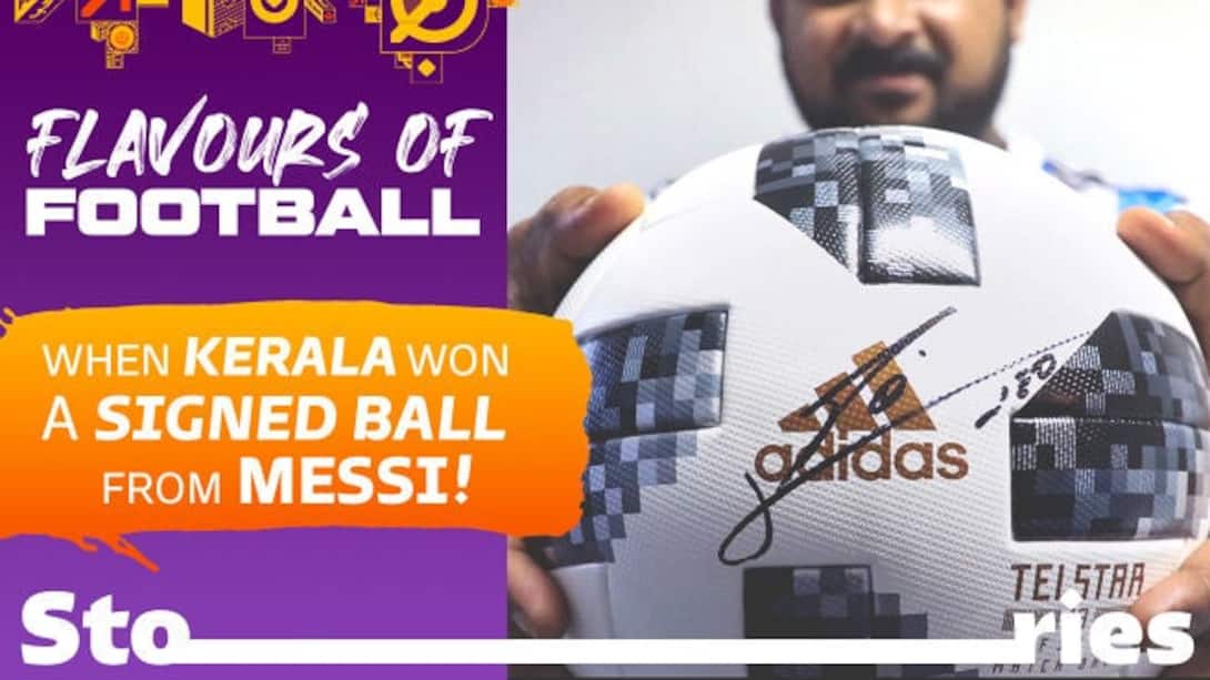 Messi's Signed Ball