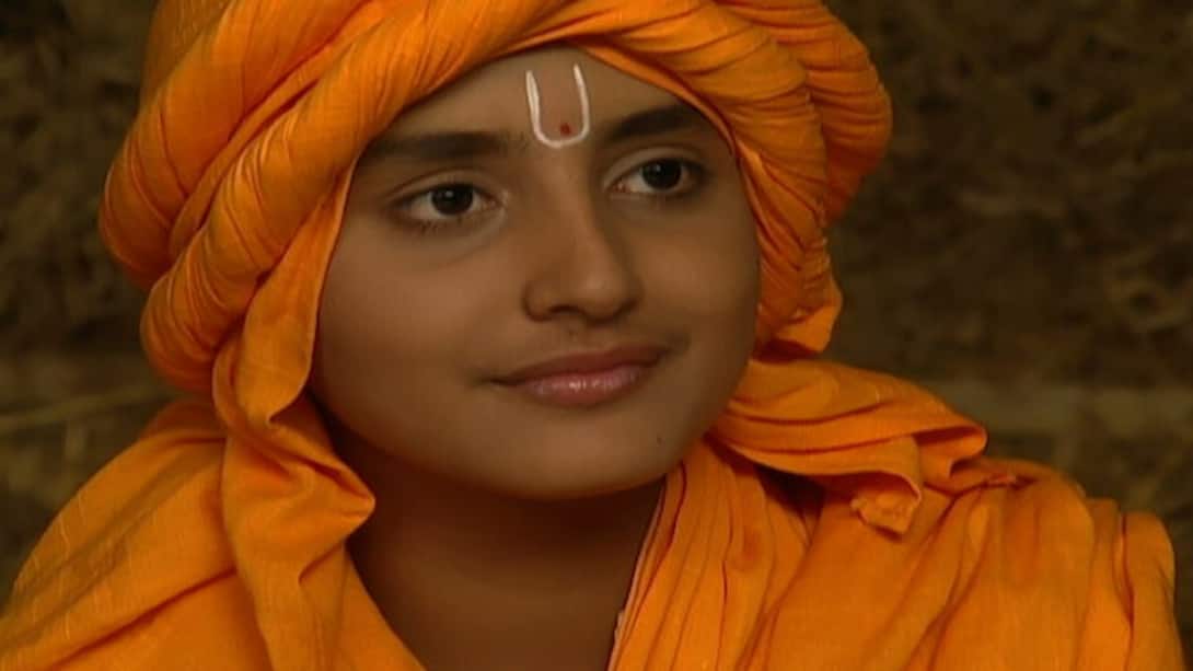 Sudama eats Krishna’s food