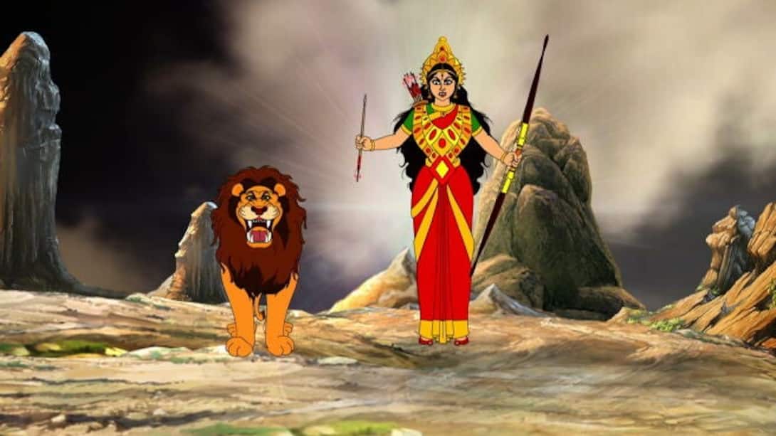 Durga's avatars inspire jungle beings.