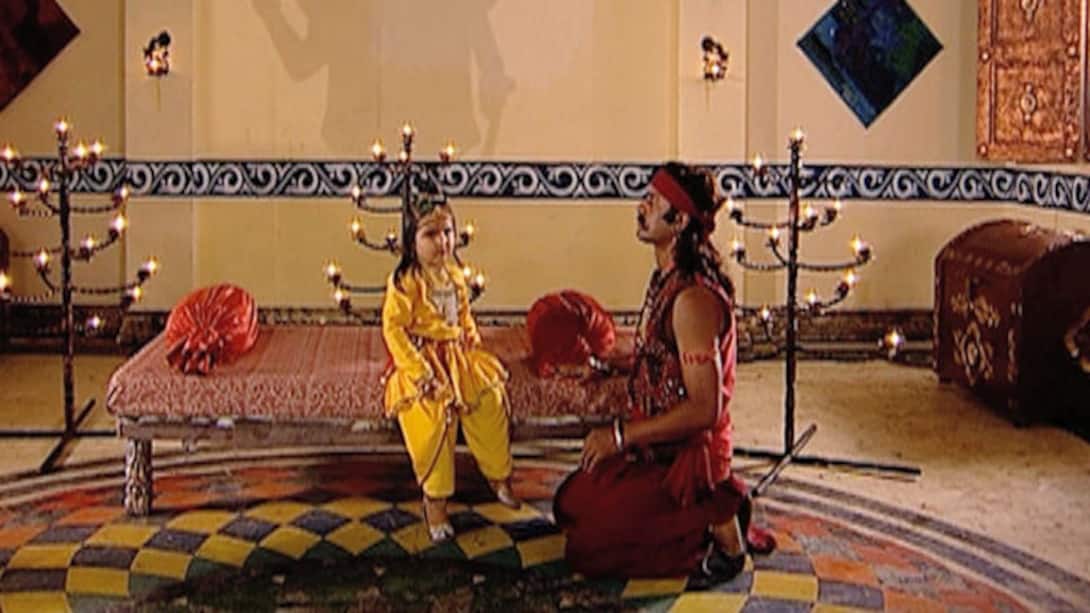 Krishna cures Chandak's blindness
