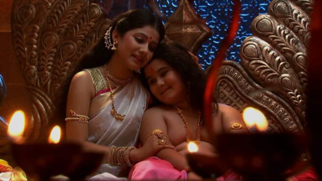 Vinayak and Parvati's sweet moments