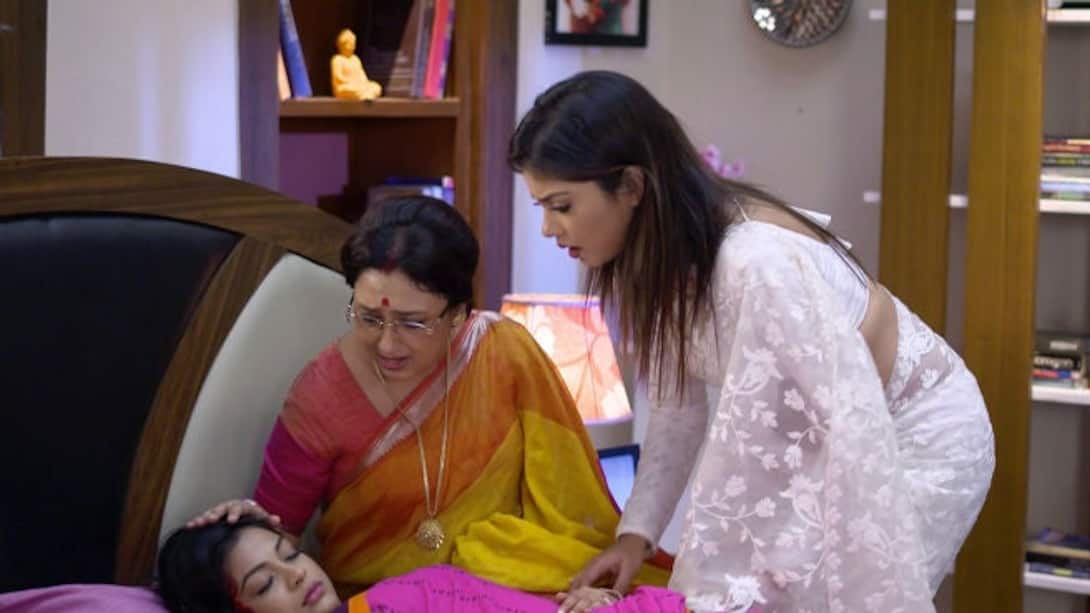 The family finds Aditi unconscious