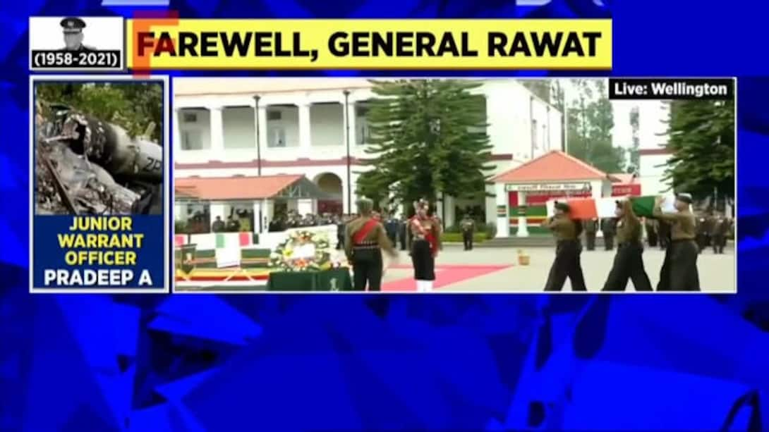 Watch Final Journey Of CDS General Bipin Rawat | Coonoor Helicopter ...