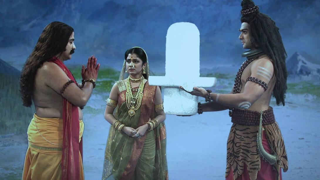 Ravana secures the 'Atmalinga'