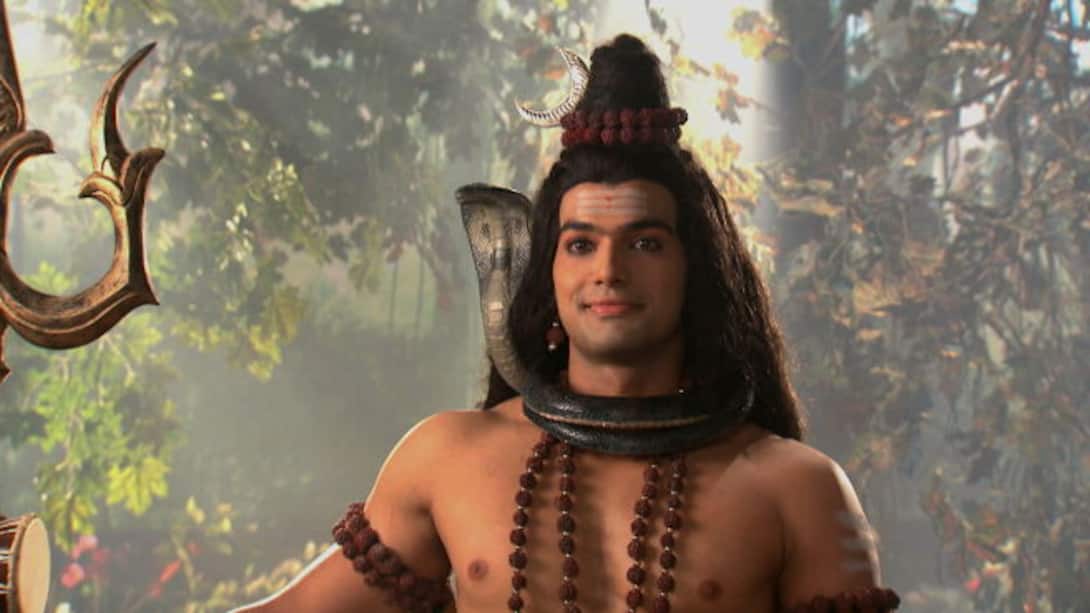 Shiva arrives at Kailash