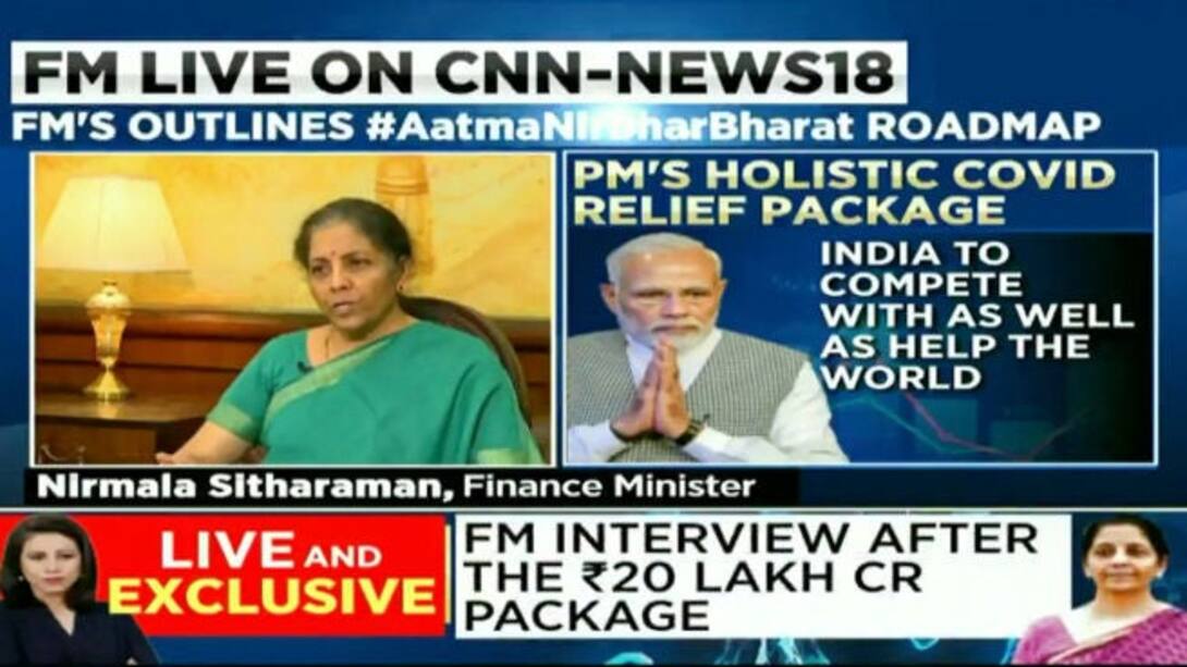 Watch FM Nirmala Sitharaman Outlines Aatmanirbhar Bharat Roadmap News ...