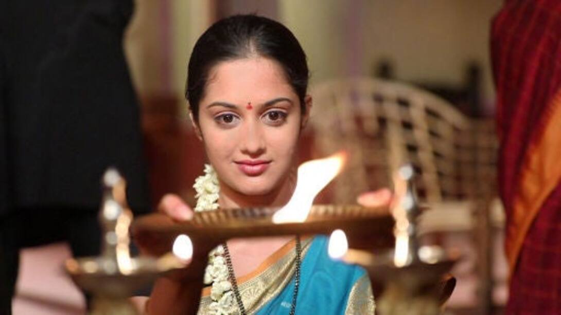 Nandini performs Ugadi Puja in captivity