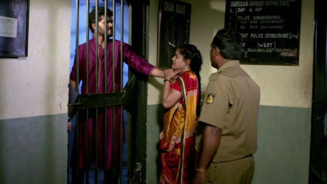 The dramatic scene at the police station!