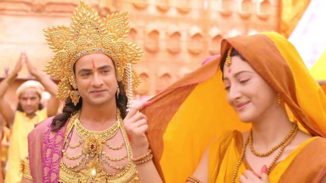 Rama discreetly credits Sita!