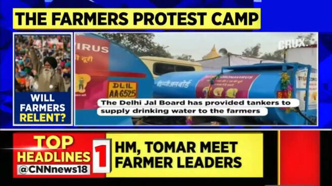 Watch A Look At How Farmers Have Organised Their Camp As They Protest Against Farm Laws News On