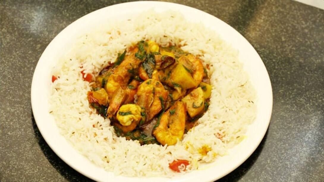 Goan prawn curry