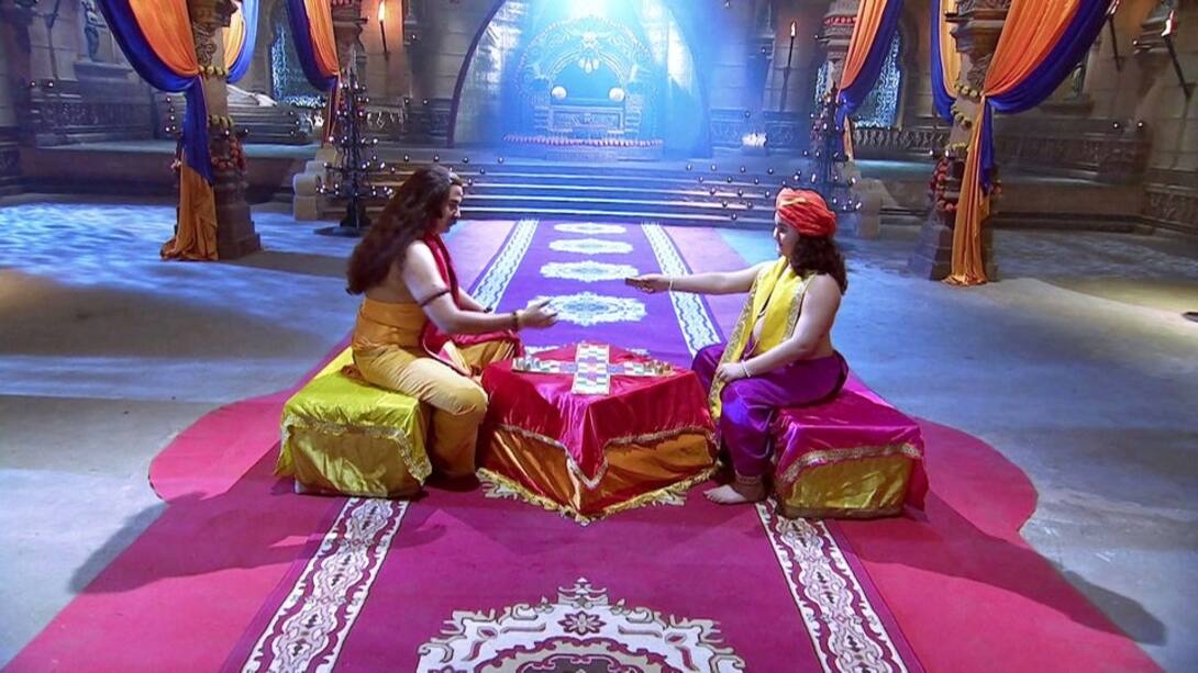 Ganesha and Ravana's game of dice