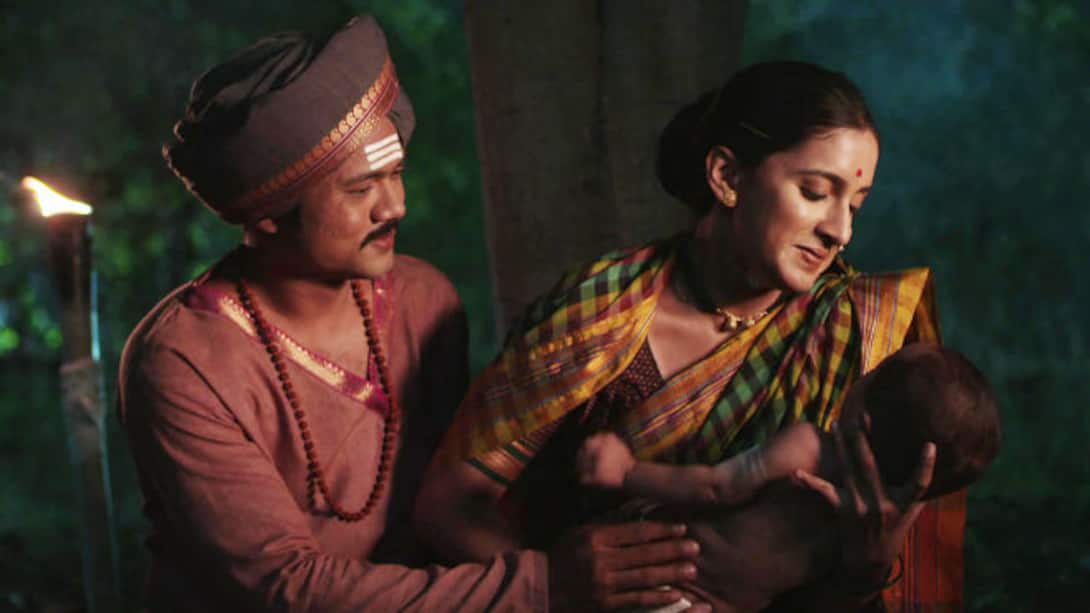 Parvati-Chimnaji accept the baby