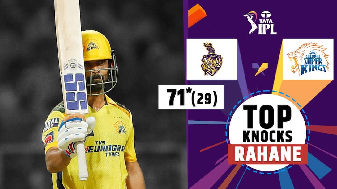 Rahane's 71* vs KKR (TAM)