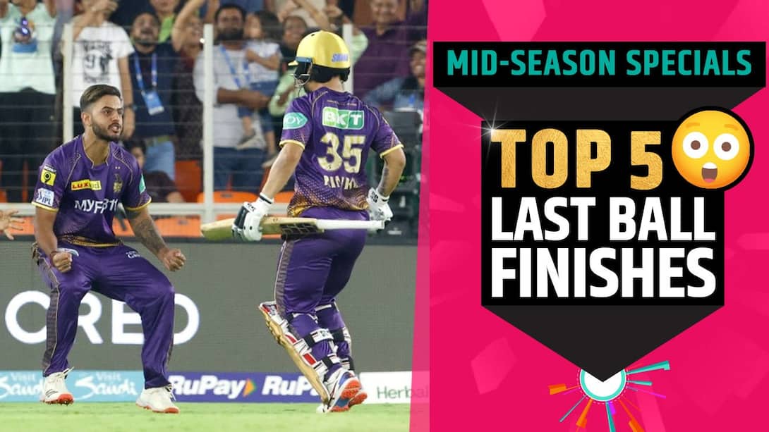Top 5 Last Ball Finishes ft. Rinku Singh