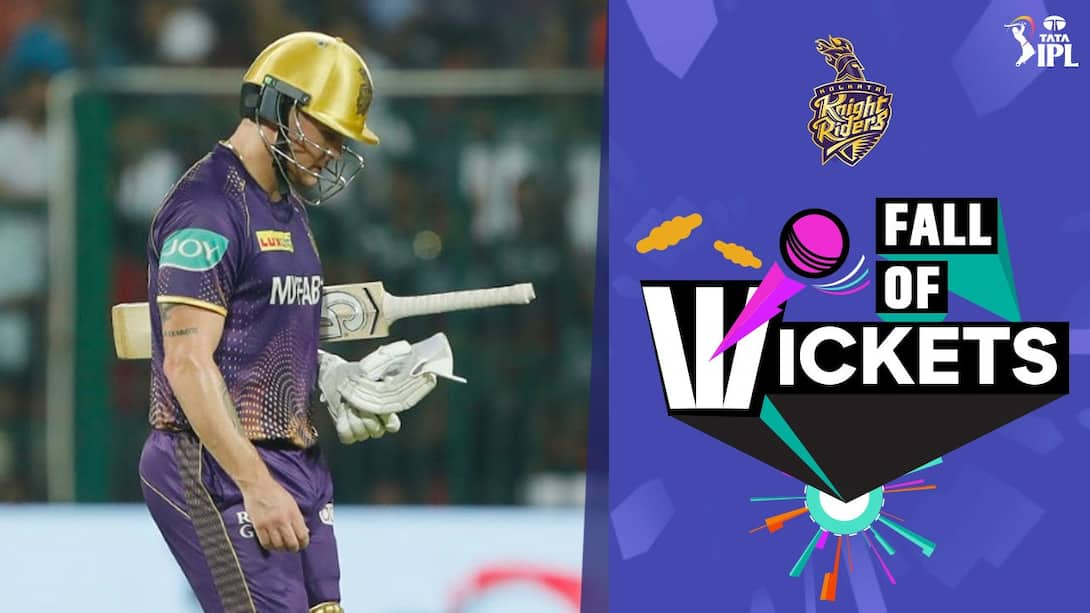 RCB vs KKR - KKR Wickets