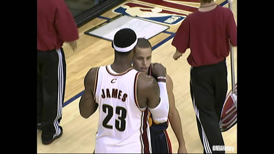 Lebron, Curry's First Encounter