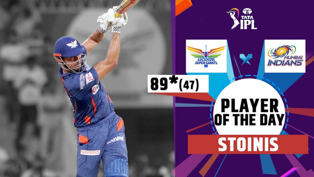 Player Of The Day - Stoinis's 89* vs MI