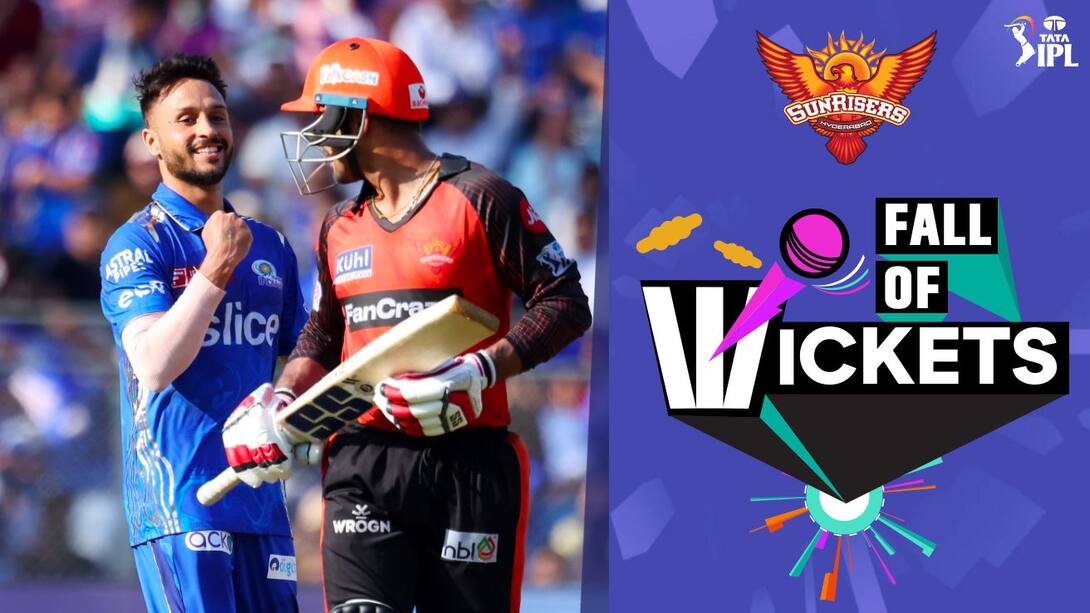 MI vs SRH - SRH Wickets