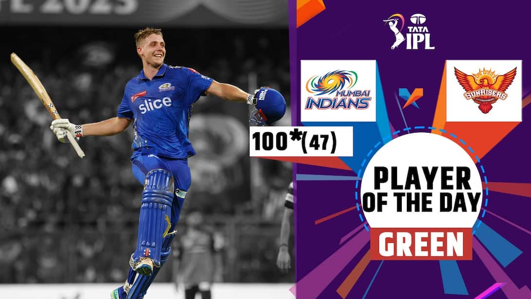 Player Of The Day - Green's 100* vs SRH