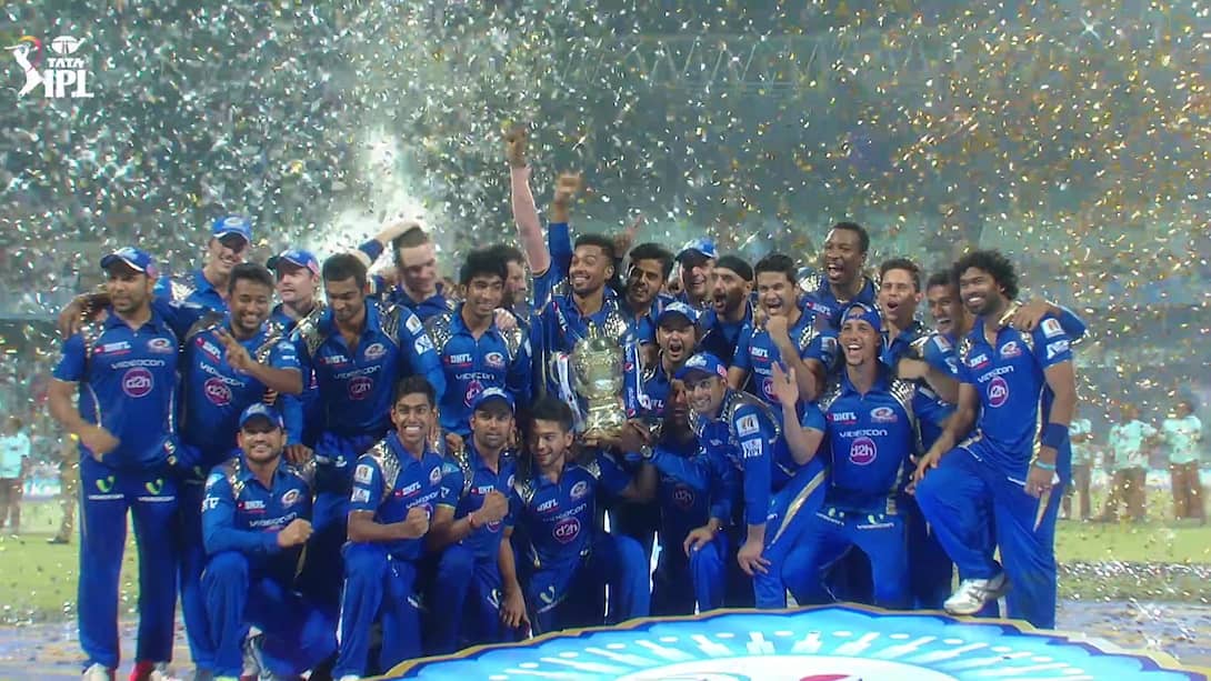 When Mumbai Indians Won The 2015 IPL Trophy!