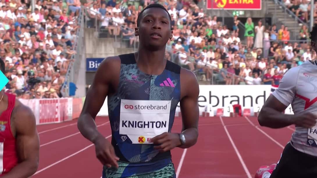 Knighton Shatters Usain Bolt's Meeting Record