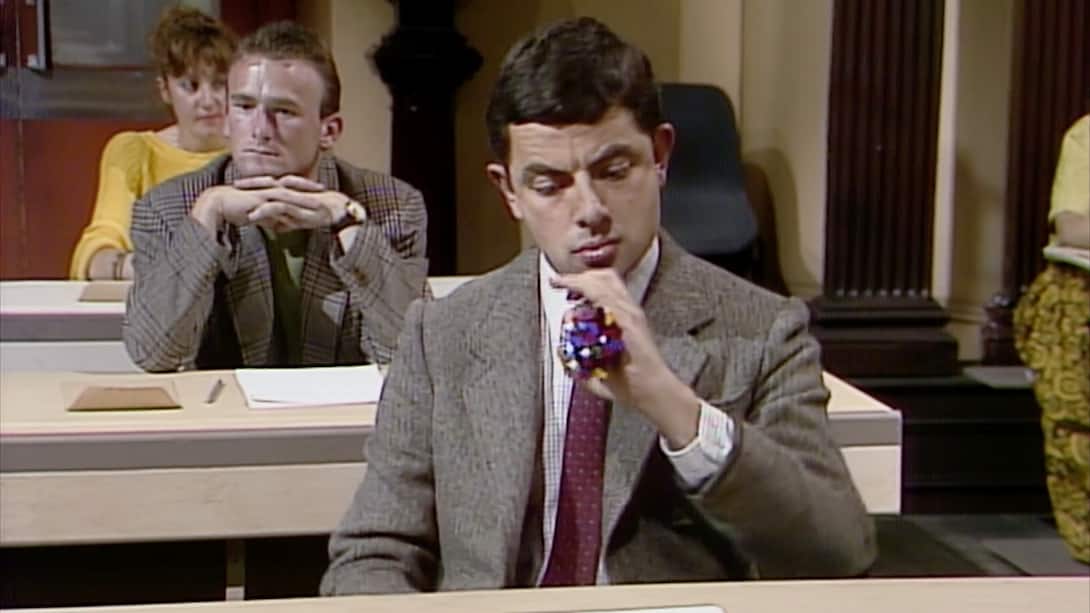 Mr. Bean's exam goes wrong!