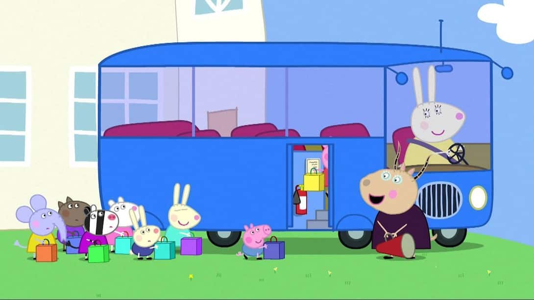Watch Peppa Pig Season 2 Episode 38 : School Bus Trip - Watch Full ...