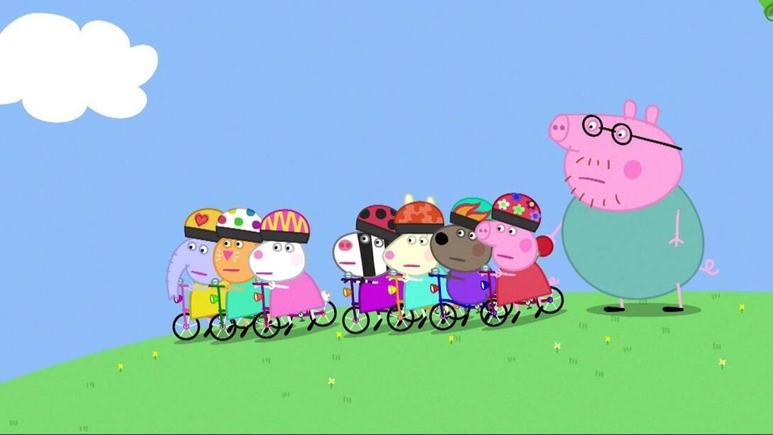 very peppa pig bike