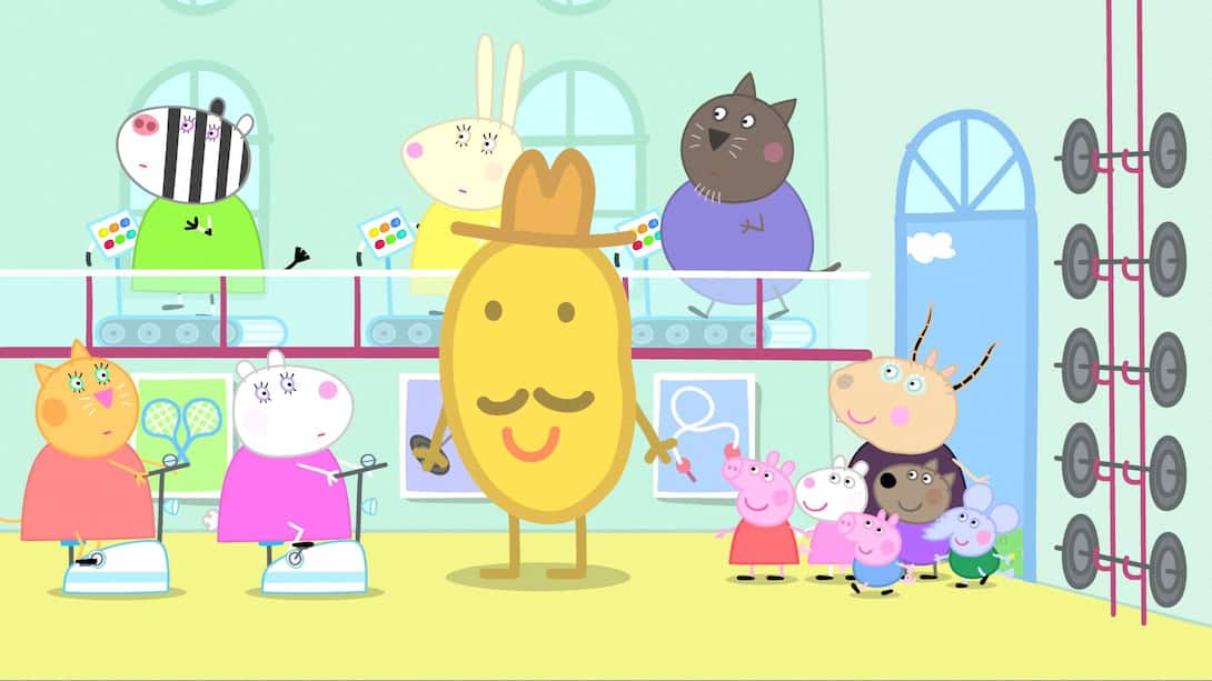 Watch Peppa Pig Season 3 Episode 17 : Mr. Potato Comes To Town - Watch ...