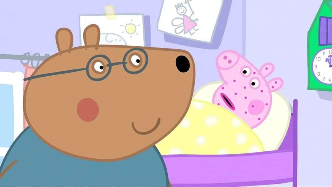 Peppa is not feeling very well