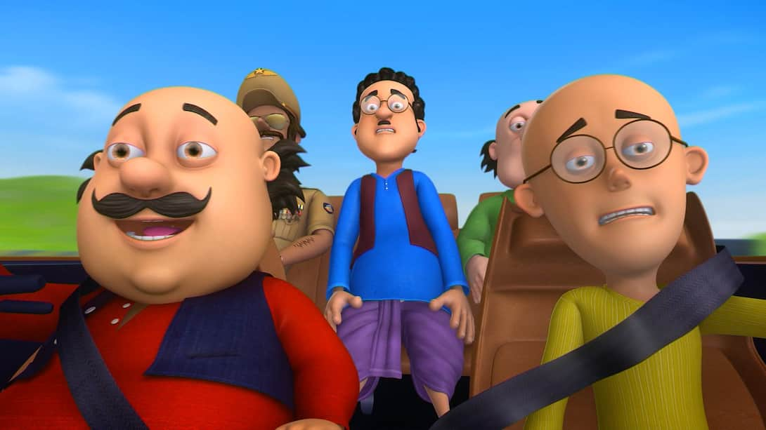 Watch Motu Patlu Season 10 Episode 95 : Motu Ki Race Car - Watch Full ...