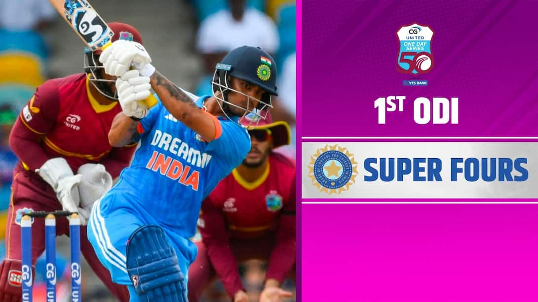 1st ODI - India Super 4s