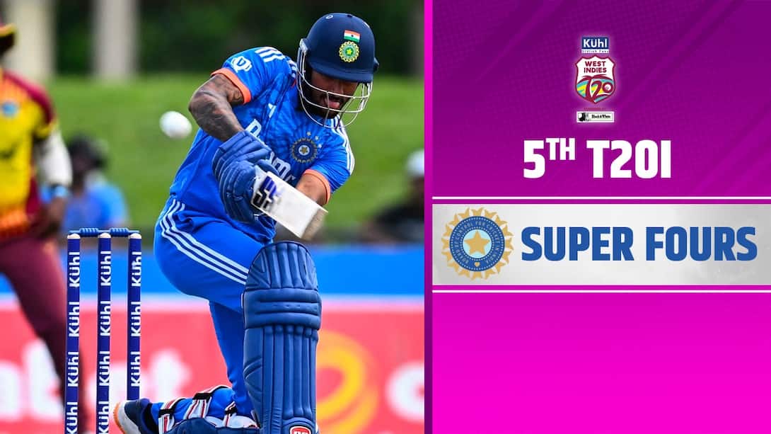 5th T20I - India Super 4s