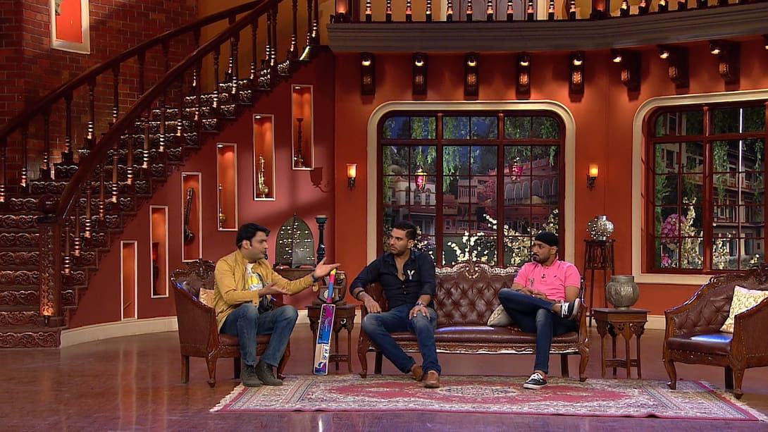 Yuvi and Bhajji are Kapil's guests