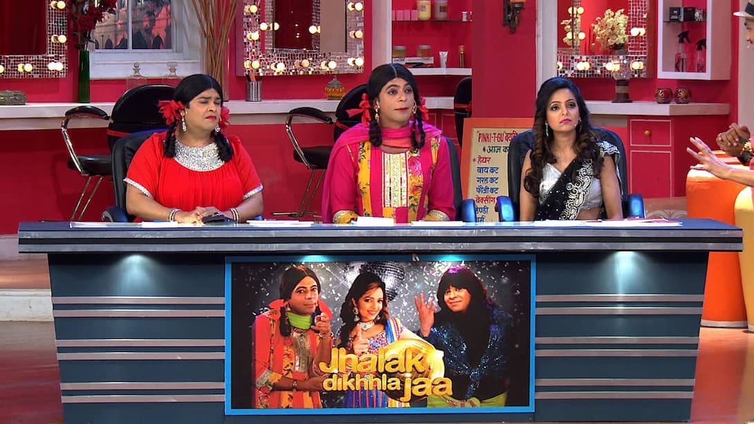 Palak and Gutthi as judges