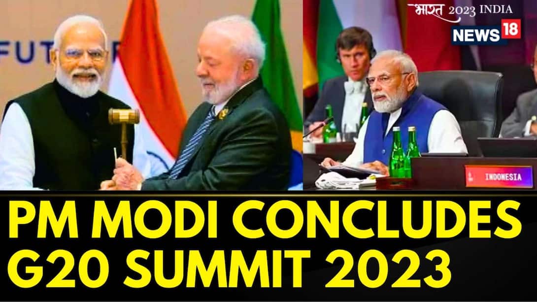 G20 Summit 2023 event concludes with PM Modi handing over Presidency